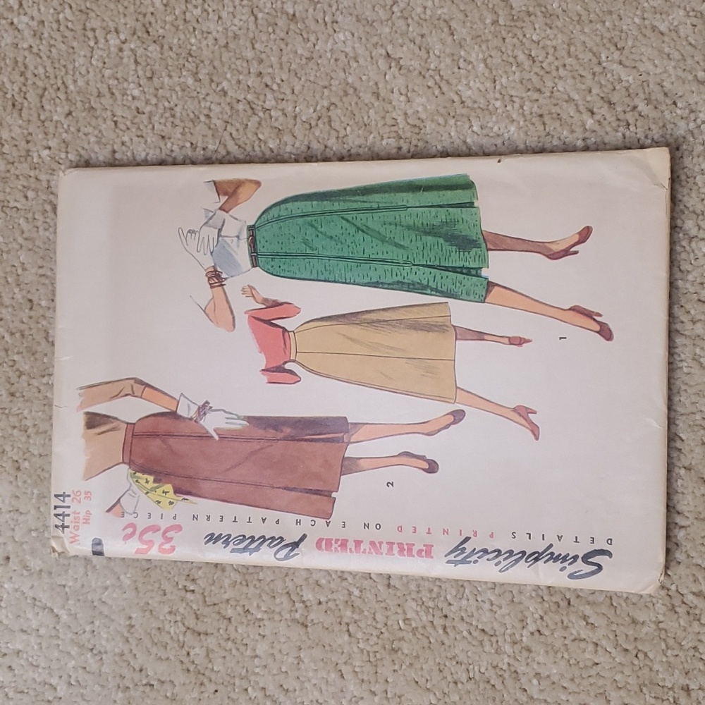 Vintage Simplicity 4414 pattern